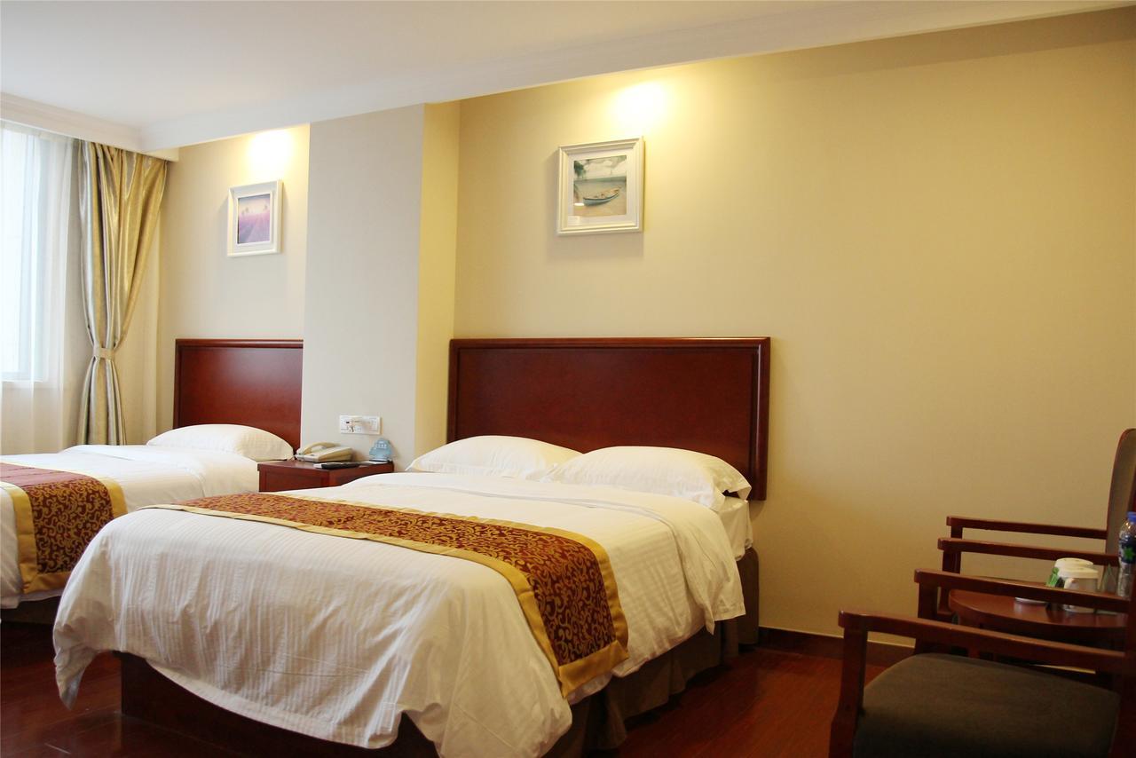 GreenTree Inn Jiangsu Wuxi Xibei Town Xingtiandi Shell Hotel Exterior foto