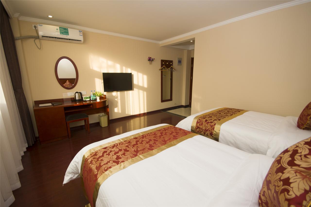 GreenTree Inn Jiangsu Wuxi Xibei Town Xingtiandi Shell Hotel Exterior foto