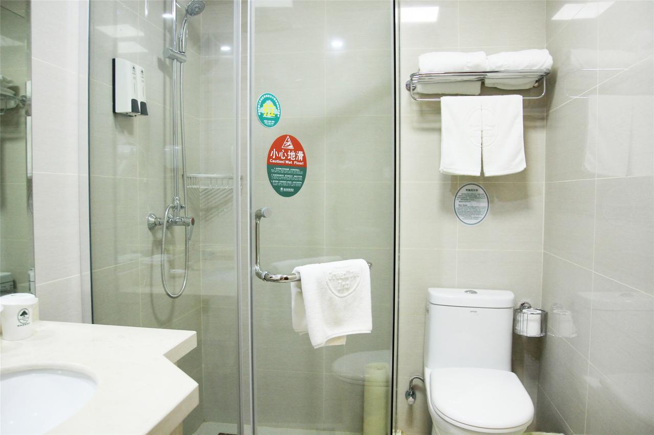 GreenTree Inn Jiangsu Wuxi Xibei Town Xingtiandi Shell Hotel Exterior foto