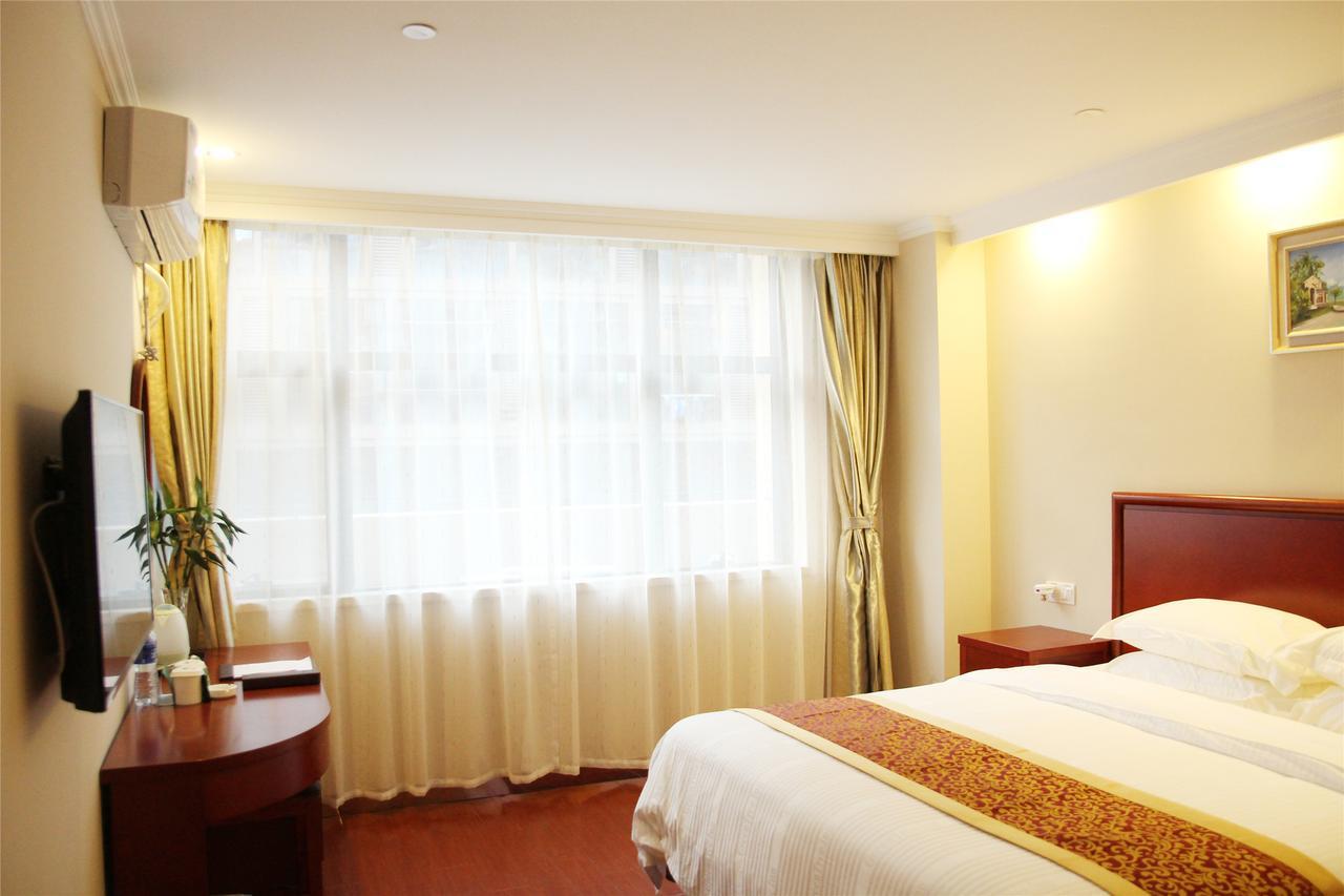 GreenTree Inn Jiangsu Wuxi Xibei Town Xingtiandi Shell Hotel Exterior foto