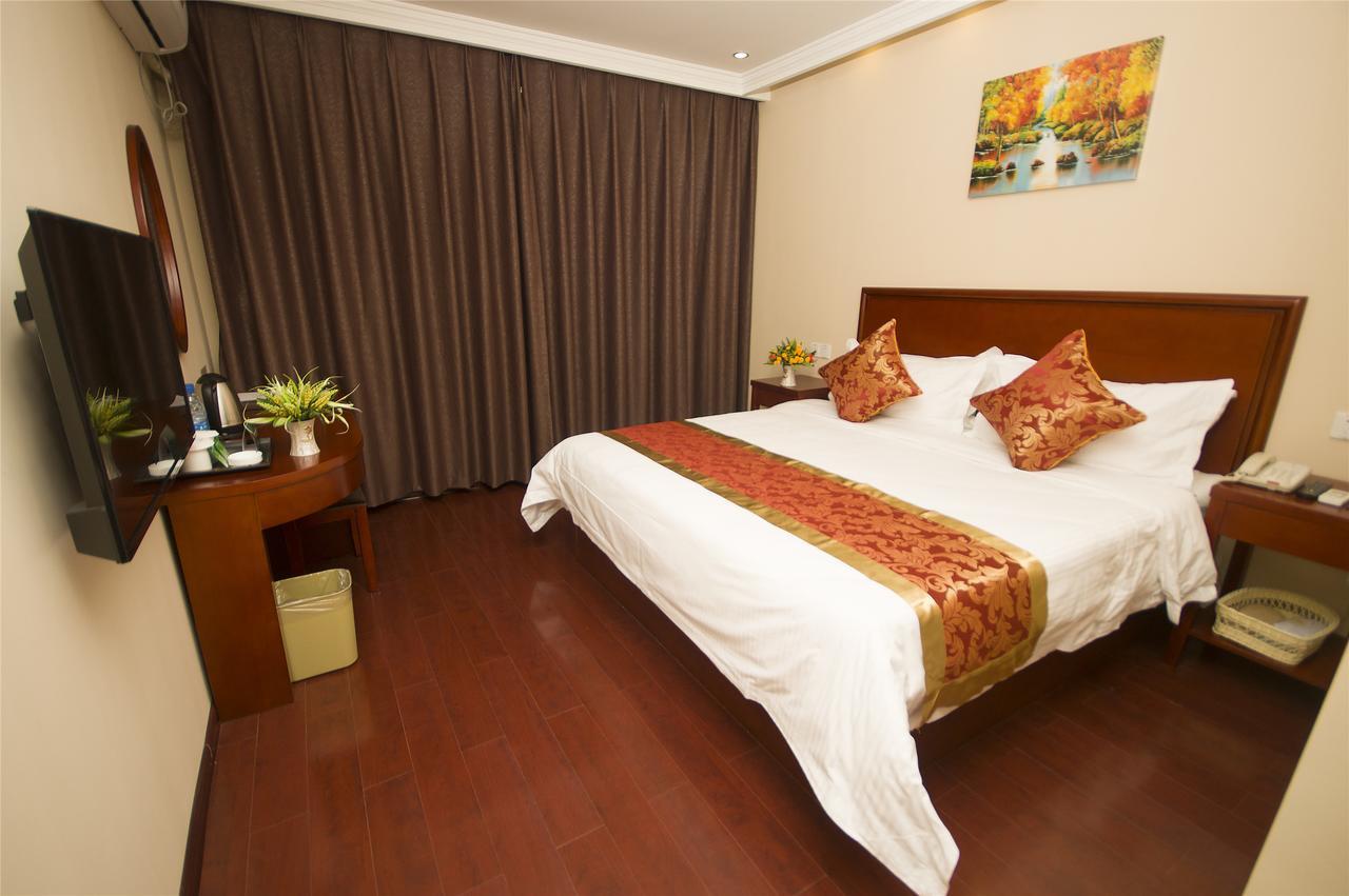 GreenTree Inn Jiangsu Wuxi Xibei Town Xingtiandi Shell Hotel Exterior foto